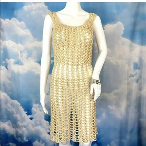 SOLD‼️ Boho Crochet Dress Festival Nude England